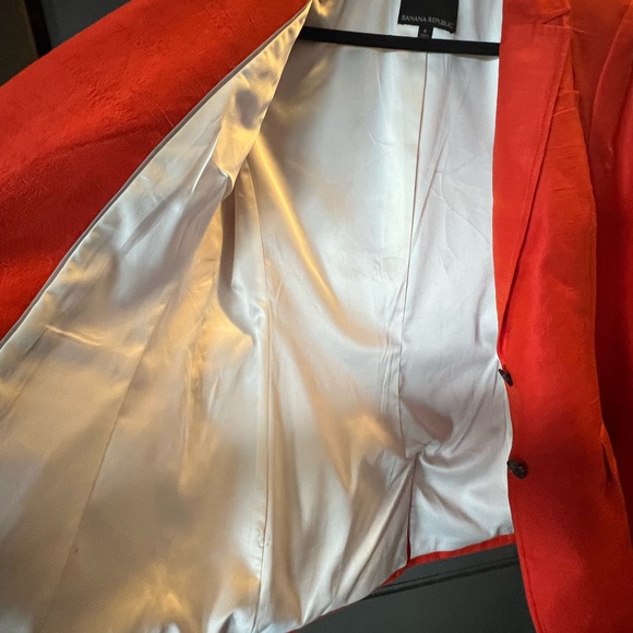 Banana Republic Women's Orange Blazer - Picture 3 of 5